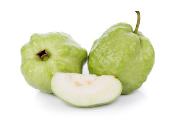 guava fruit isolated on white background