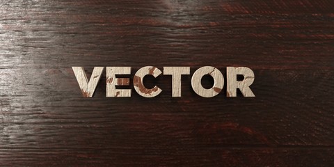 Vector - grungy wooden headline on Maple  - 3D rendered royalty free stock image. This image can be used for an online website banner ad or a print postcard.