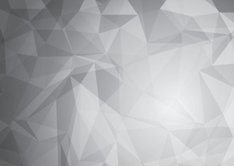 Abstract gray low poly