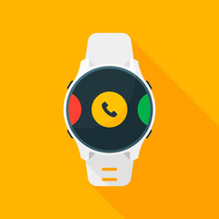 Smart Watch Call. Vector Icons