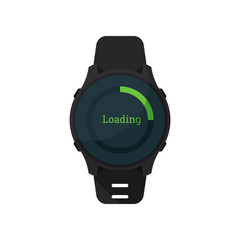 Smart Watch Loading. Vector  Icons