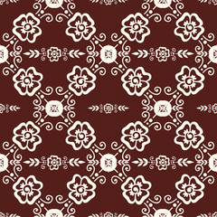 Mehendi pattern illustration
