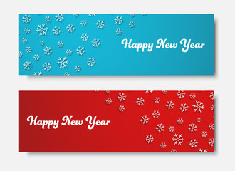 Design blue background for the Christmas sales.