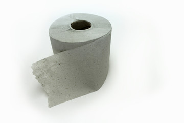  roll of toilet paper on a white background