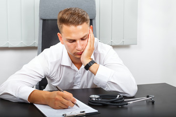 Stressful health care job