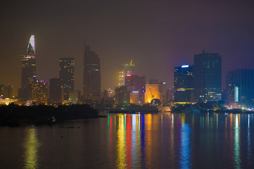 Ho Chi Minh City late at night