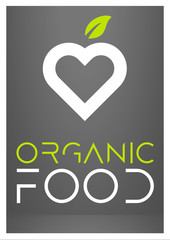 organic food logo Healthy Template