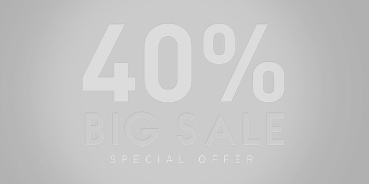 big sale special offer background
