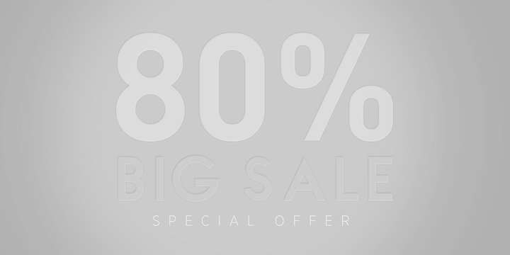big sale special offer background