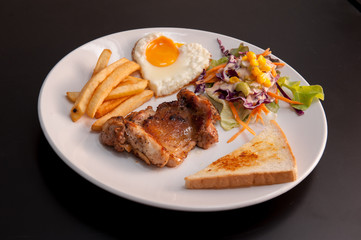 Chicken Steak and vegetables