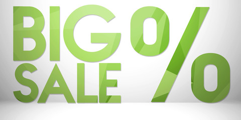 Big sale concept abstract colorful triangular background