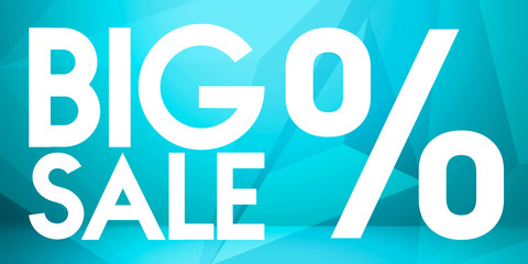 Big sale concept abstract colorful triangular background