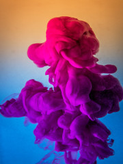 Obraz premium colorful paint in water 
