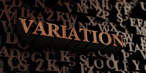 Variation - Wooden 3D rendered letters/message.  Can be used for an online banner ad or a print postcard.