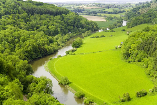 Symonds Yat Valley Of The River Wye Herefordshire Uk