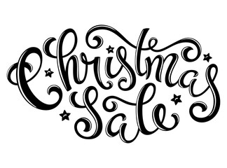 Christmas sale poster