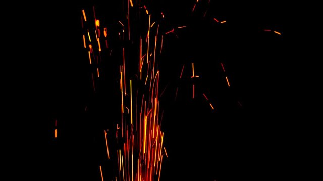 Feuerwerk an Silvester -Feuerwerksvulkan