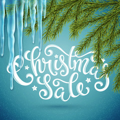 Christmas sale poster