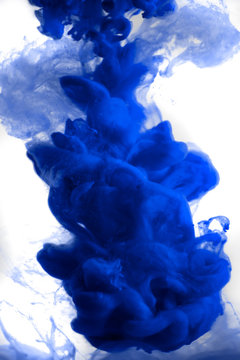 Blue Dye In Water