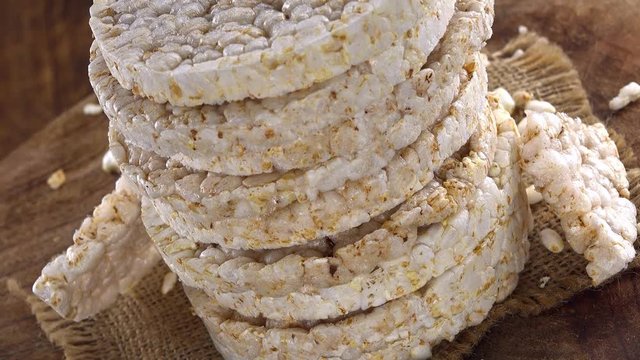Fresh made rotating Rice Cakes (not loopable; 4K)