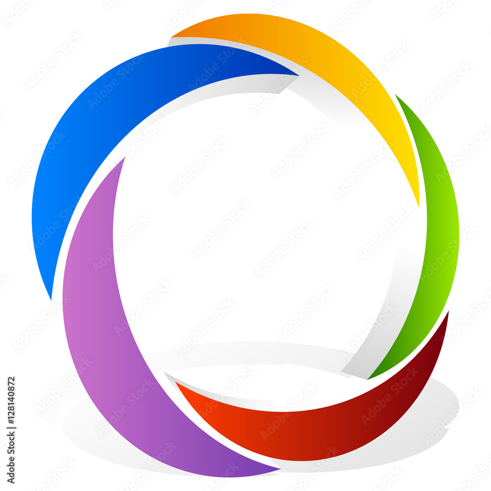 Poster Circular element with random radiating lines. Radial circles spi