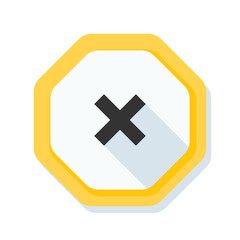 Irritant hazard sign