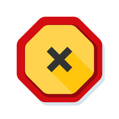 Irritant hazard sign