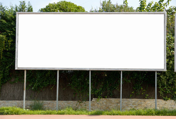 large Blank billboard