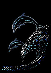 Obraz premium Dolphins