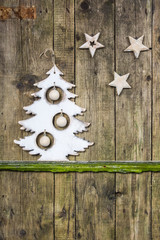 Natural wooden Christmas 