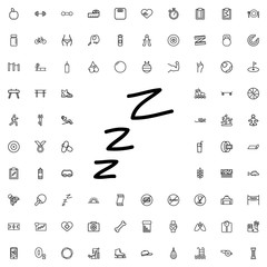 zzz icon illustration