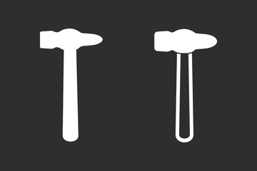 Hammer - vector icon.