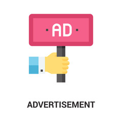 advertisement icon concept