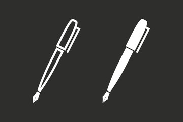 Pen - vector icon.