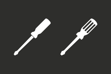 Screwdriver - vector icon.