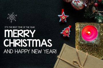 Merry christmas/Christmas holiday decorations.