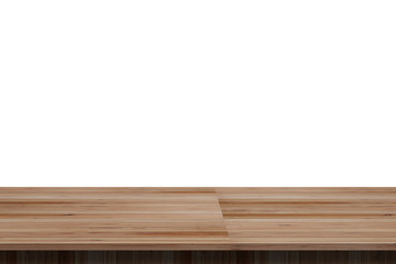 Shelf Wood Green Table isolated on white background