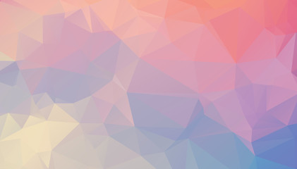 Design polygon multicolor blue and colorful geometric which cons