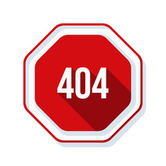 404 Not found error sign