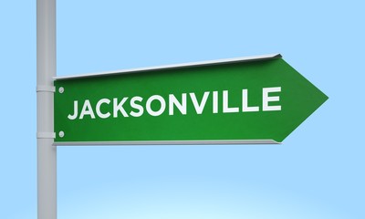 right direction road sign jacksonville