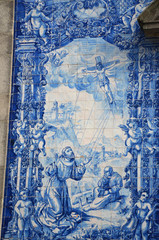 Azulejos della Capela Das Almas a Porto
