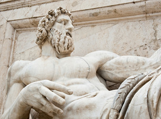 Statua del Tevere, Rome, Italy
