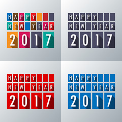 2017 Modern calendar template .Vector/illustration.