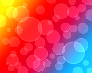 Colorful background with bokeh pattern