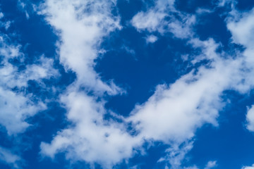 Blue sky with clouds
