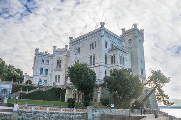 View from Miramare Castle of Trieste, Italy