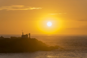 Obraz premium Sunset in La Coruna (Spain).