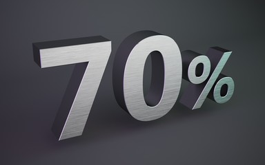 metal 70 percent off