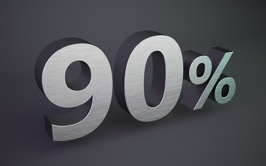 metal 90 percent off