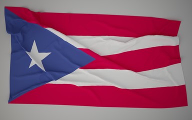 3D puerto rico flag